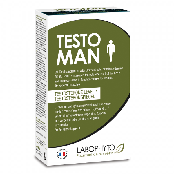 Testo MAN (60 tabs) erhöht den Testosteronspiegel