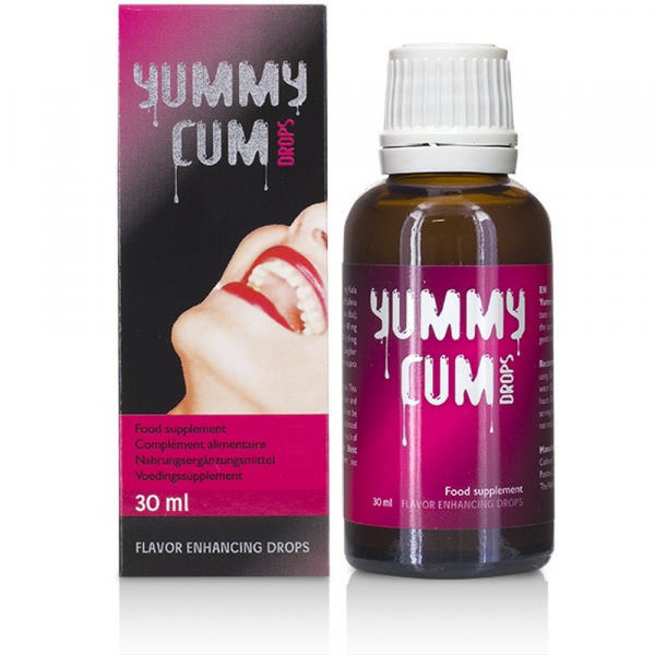 Yummy Cum Drops (30ml), für besseren Sperma Geschmack