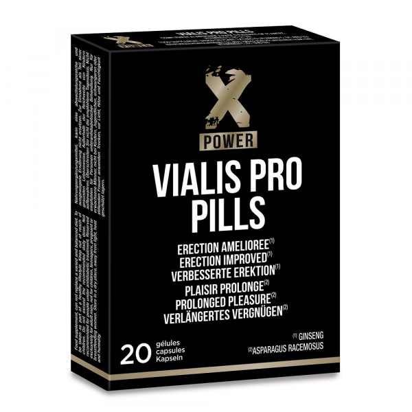 XPower " Vialis Pro Pills " (20 stk.) bessere Erektion und Orgasmusverzögerung