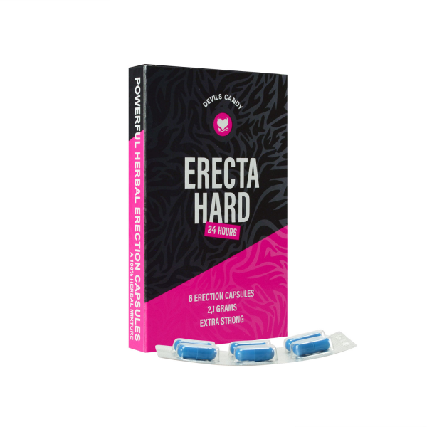Erekta Hard 24 Hours Erektions Kapseln (6 stk.) Extra Strong