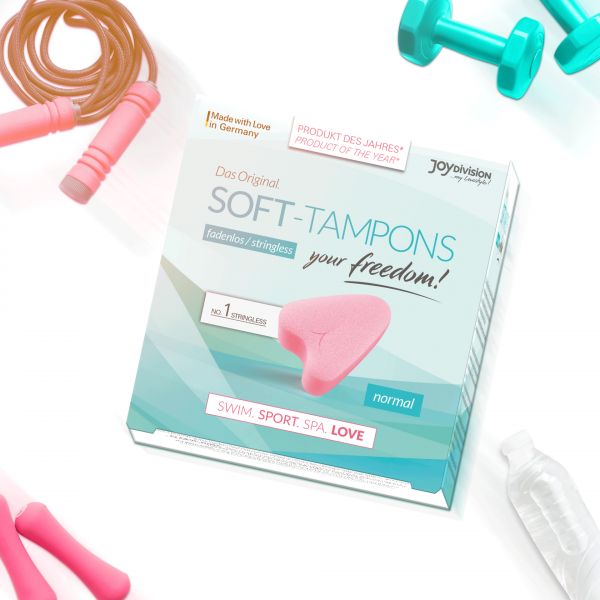 Soft Tampons Normal 3er Packung, auf Sport, Sauna, Schwimmen und Intimverkehr während der Menstruati