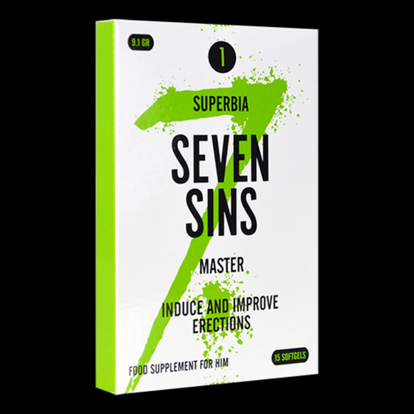 Seven Sins " Master " (15 Soft Gel Kapseln) zum verbessern der Erection