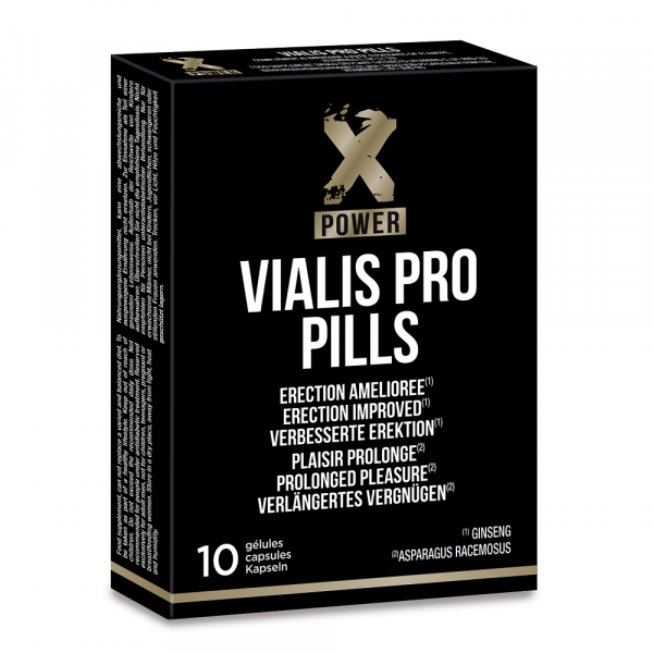 XPower " Vialis Pro Pills " (10 stk.) bessere Erektion und Orgasmusverzögerung
